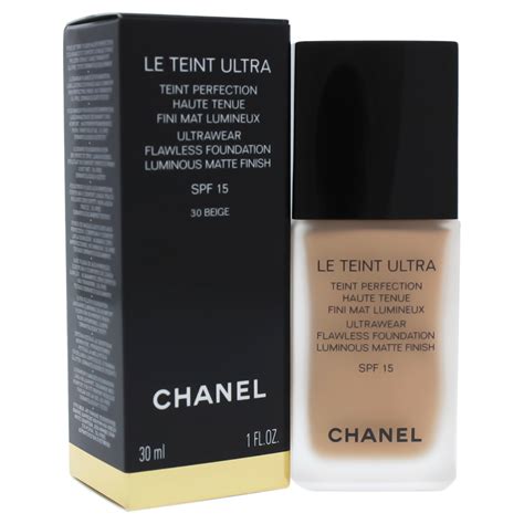 chanel le teint ultra tenue foundation 30 beige|chanel ultra le teint reviews.